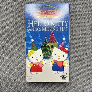 Hello Kitty Santas Missing Hat holiday movie vhs tape